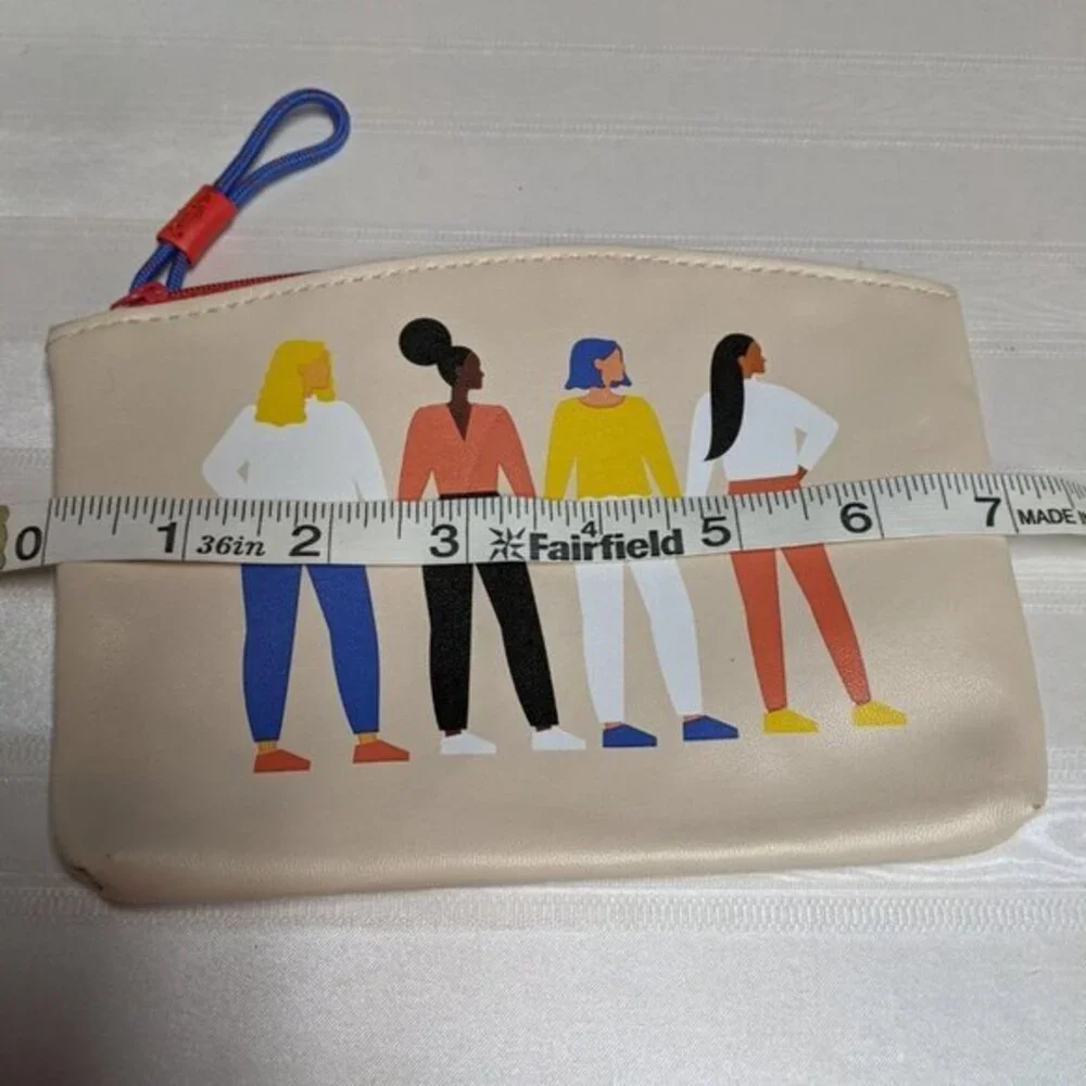 ipsy Makeup Trinket Travel Beauty Bag Beige Girls Toiletries Women She Her